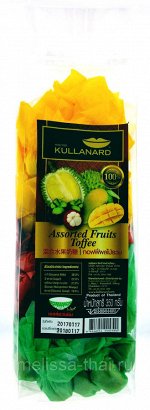 Ириски TOFFEE ассорти дуриан,мангостин, манго  350г