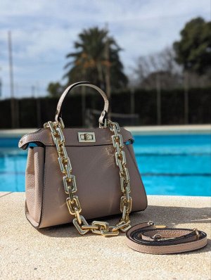 Сумка с цепочкой Ab.Zapatos PELLE Napoli (650) Nude