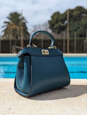 Сумка с цепочкой Ab.Zapatos PELLE Napoli (650) Petrol