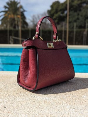 Сумка с цепочкой Ab.Zapatos PELLE Napoli (650) Burdeos