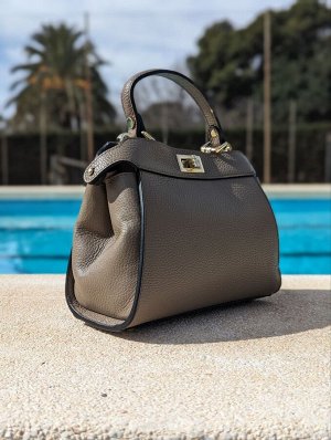 Сумка с цепочкой Ab.Zapatos PELLE Napoli (650)Taupe