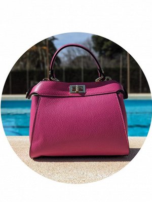 Сумка с цепочкой Ab.Zapatos PELLE Napoli (650) Fuxia