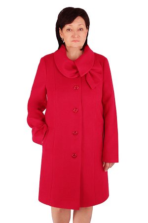 Пальто демисезонное Кашемир Красный