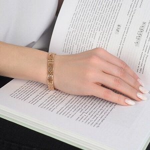 Серебряный браслет (позолота)