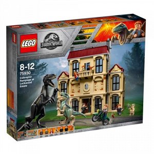 LEGO (Лего) Игрушка Jurassic World  Нападение индораптора в поместье , 47*37*9 см