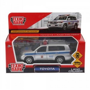 Машина металл. "Технопарк" Toyota Land Cruiser Полиция , 12,5 см, кор.