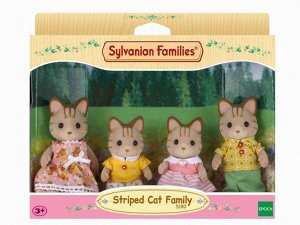 Набор "Sylvanian Families" Семья Полосатых Кошек 6*21*17 см