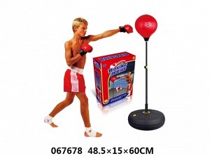 Набор для бокса (груша на стойке,перчатки), кор.48,5*15*60 см.