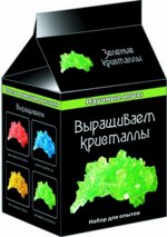 Научные игры (мини) &quot;Выращиваем кристаллы&quot; зеленые, 15*7*7см., кор.