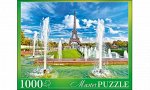 Пазлы 1000 Эйфелева башня и фонтаны