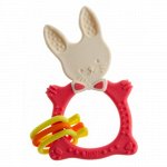Прорезыватель универсальный Bunny , коралловый 16*7,5*2 см