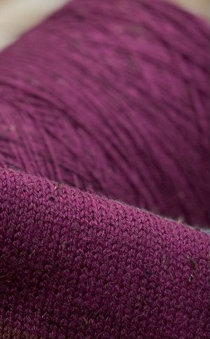 Пряжа для вязания 100 гр., Slubby green 100% меринос твидовй 350м/100г Festival fucsia