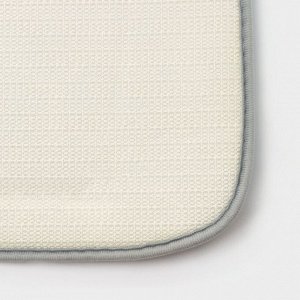 Коврик для ванной Доляна «Галька», 40x60 см, цвет серый