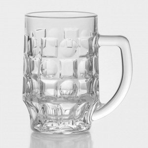 Пивная кружка Paşabahçe Pub, 500 мл, набор 2 шт., стекло, прозрачные
