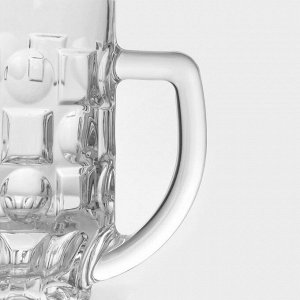 Пивная кружка Paşabahçe Pub, 500 мл, набор 2 шт., стекло, прозрачные