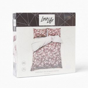 Постельное бельё 1.5-спальное LoveLife Autumn, жатка