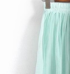 Фатиновая юбка,светло-зелёная.