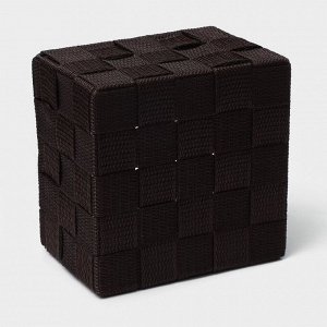 Корзины для хранения LaDо́m, 4 шт., ручное плетение, коричневые