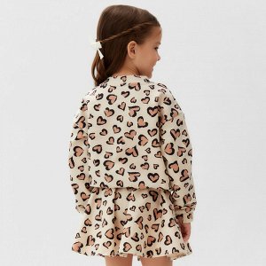 Костюм детский (свитшот и юбка) KAFTAN Leo love