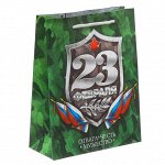 Пакет ламинированный вертикальный «Настоящему герою», 18 - 23 - 8 см