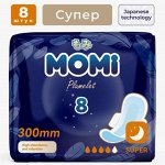 MOMI Гигиенические прокладки Super супер, 300 мм
