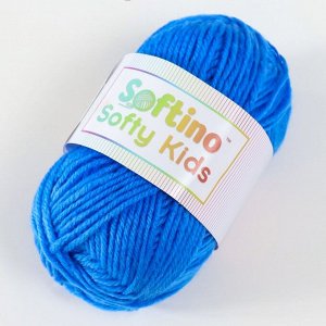 Пряжа 100% акрил "Softy Kids" 90м ±5м 50 гр цвет 24 лазурно-синий