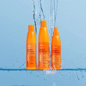Шампунь-защита от солнца для всех типов волос CUREX SUNFLOWER (300 мл)