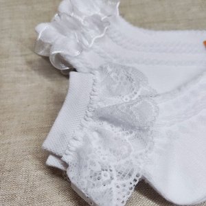 Носки детские нарядные ажурные с кружевом