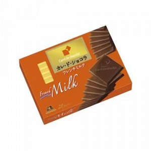 Шоколад Carre de Chocolat "Французское молоко" 18шт, Morinaga, 87г