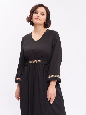 Платье в стиле бохо с вышивкой PP32348BLK01
