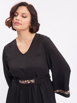 Платье в стиле бохо с вышивкой PP32348BLK01