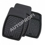 Коврики а/м &quot;Автопрофи&quot; ARROW, 100% резина,(ванночка) термо 4; 4 пр, черный
