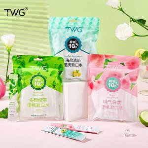 Ополаскиватель для рта "Морская соль" TWG Sea Salt MouthWash в разовых саше (12 мл*12шт)
