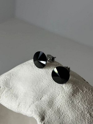 Серьги-гвоздики PR0506(8)черный