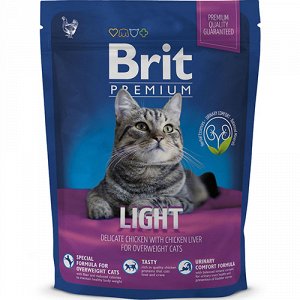 Brit Premium Cat Light д/кош Облегченный Курица/Печень 800гр