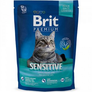 Brit Premium Cat Sensitive д/кош Гипоаллергенный Ягненок 300гр