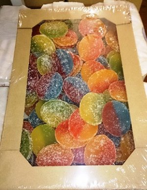 Мармелад мандариновые дольки 2,2кг баян Сулу
