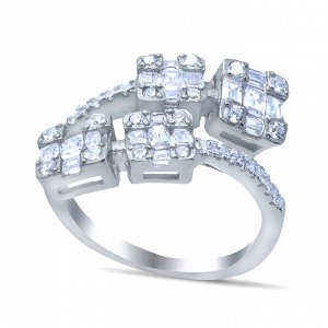 Серебряное кольцо, 01QROLG01015-19