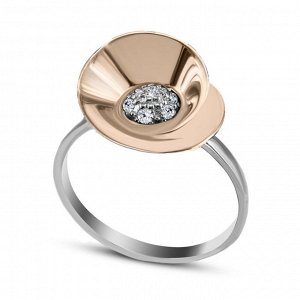 Серебряное кольцо, 21SRAFA06323PGP-19
