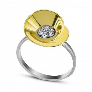 Серебряное кольцо, 21SRAFA06323GP-19