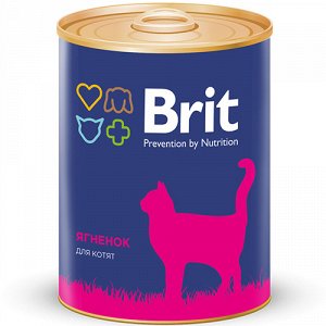 Brit Premium конс 340гр д/котят Ягненок