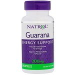 Natrol, Гуарана, 200 мг, 90 капсул