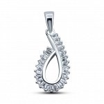 Серебряная подвеска, артикул 230224-208-113
