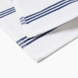 Набор салфеток декоративных «Этель» Blue, 30x30 см, 3 шт., хлопок 100%