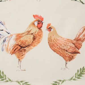 Полотенце Этель Hen love 40?73 см, 100% хлопок, саржа 190 г/м?
