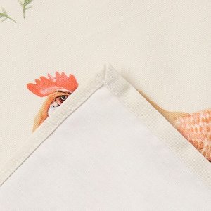 Полотенце "Этель" Hen love 40х73см, 100% хл, саржа 190 г/м2