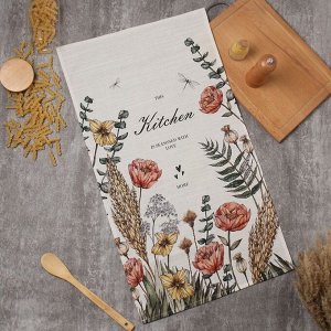 Полотенце «Этель» Kitchen collection, 40x73 см, 100% хлопок, саржа 190 г/м²