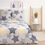 Постельное бельё LoveLife 1,5 сп &quot;Звезды&quot; 153х215см, 145х220см, 70х70см-2шт,  хлопок, бязь, 125г/м2