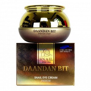 Jigott Питательный крем для век с муцином улитки / Daandan Bit Snail Eye Cream, 50 мл