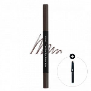 Автоматический карандаш для бровей Серо-коричневый The Real Eye Brow Auto Pencil 02 Gray Brown